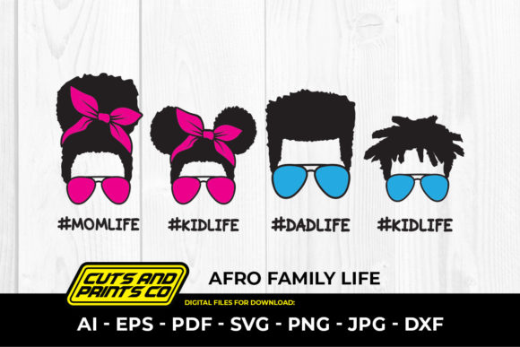 Afro Family Graphics & Print Templates Review