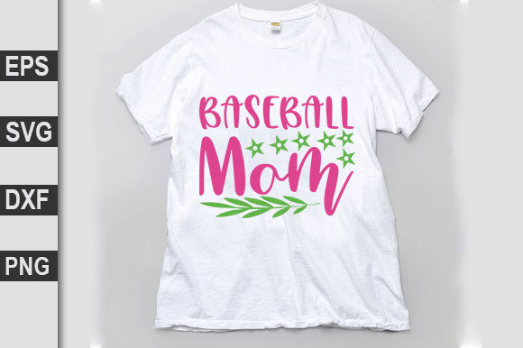 Baseball Mom Graphics for T-Shirt Designs