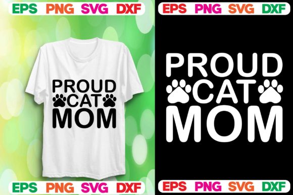 Cat SVG Design: Graphics for T-Shirt Designs