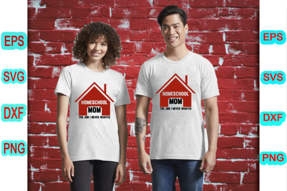 Homeschool Mom Graphics & T-Shirt Designs