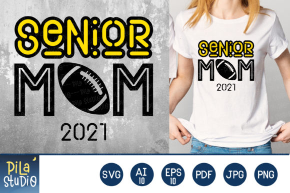 Reviewing Football Senior Mom 2021 SVG for Embroidery