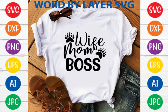 Reviewing the Wife Mom Boss SVG for Real Embroidery